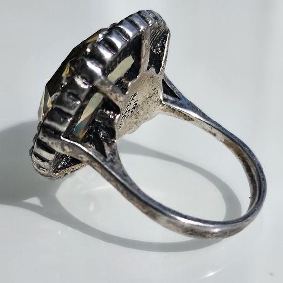 Premier Designs "Sublime" halo cocktail statement ring size 7 - Picture 11 of 16